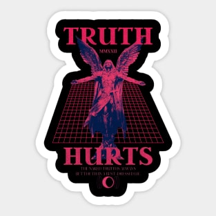 Streetwear Truth Hurts Angel Statue Sticker